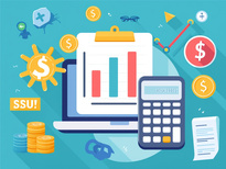 Image showing calculators and accounting and financial planning