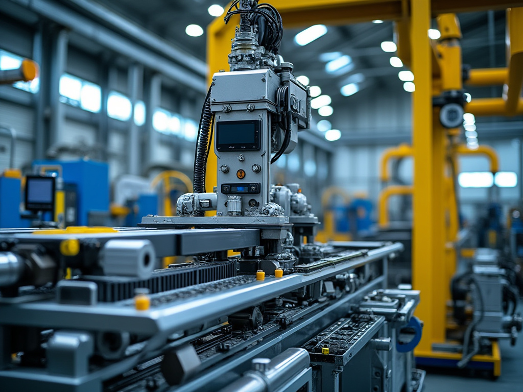 A photo of machinery in a manufacturing factory