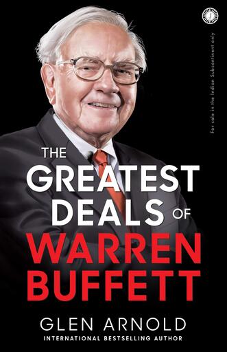 Book cover for The deals of Warren Buffett book by Glen Arnold